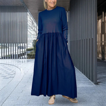 Lea® | Midi-Kleid mit langen Ärmeln für die Übergangszeit