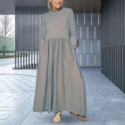 Lea® | Midi-Kleid mit langen Ärmeln für die Übergangszeit